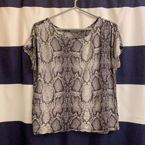 Snake print shirt